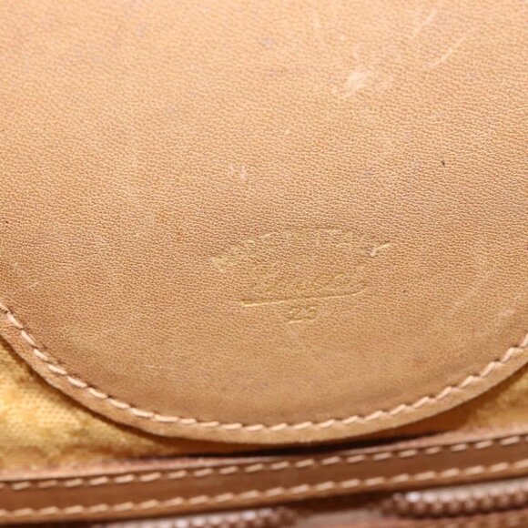 GUCCI GG Canvas Hand Bag Leather Black - Picture 15 of 16